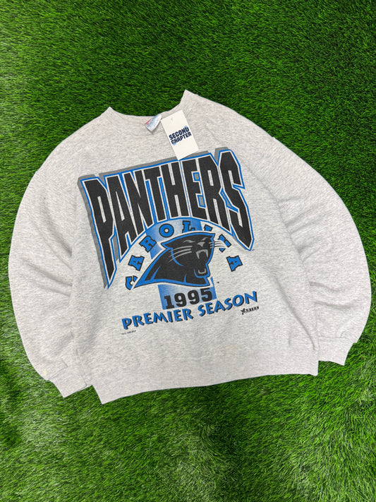 1995 Carolina Panthers Premier Season Crewneck (L)