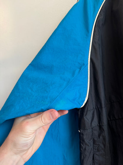 90s Carolina Panthers Logo Athletic Spell Out Windbreaker (M)