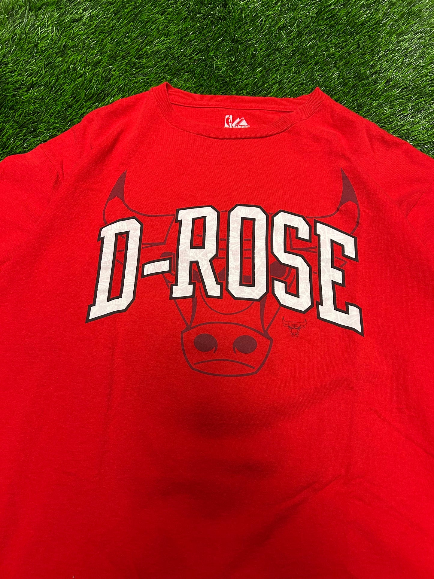 00s Chicago Bulls Derrick Rose "D-Rose" Vintage NBA Tee (L)