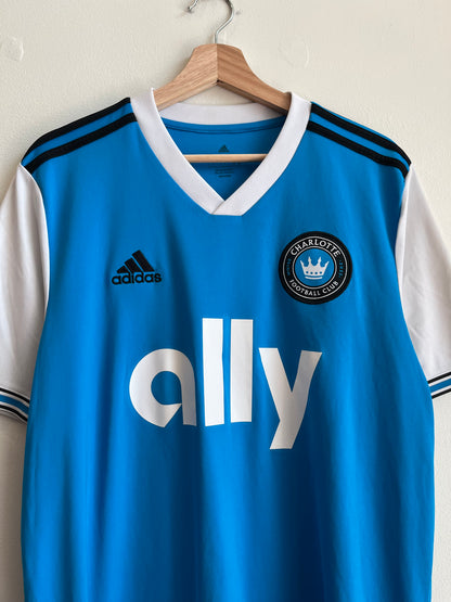 2022 Adidas Charlotte FC Anton Walkes Number 5 Jersey (L)