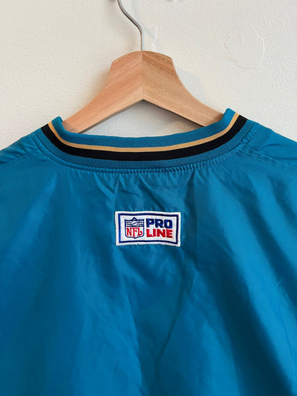 90s Jacksonville Jaguars Logo Athletic Embroidered Windbreaker (M)