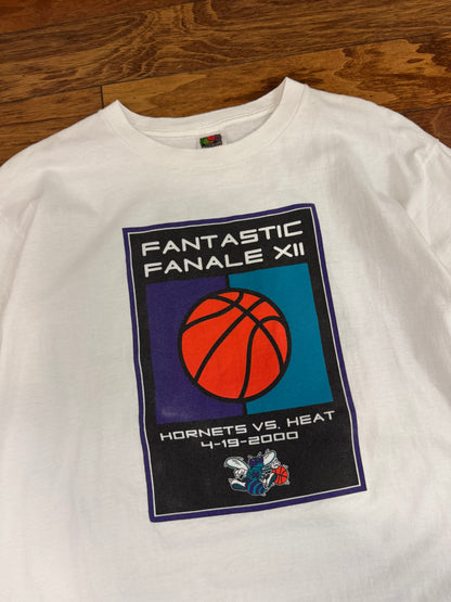 2000 Charlotte Hornets v Miami Heat Tee (XL)