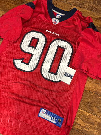 00s Houston Texans Mario Williams #90 Reebok Jersey (M)