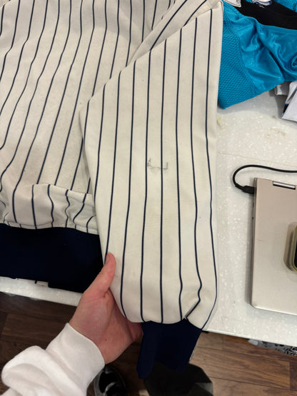 80s Chicago White Sox Vintage Pinstripe Coach Jacket (M)