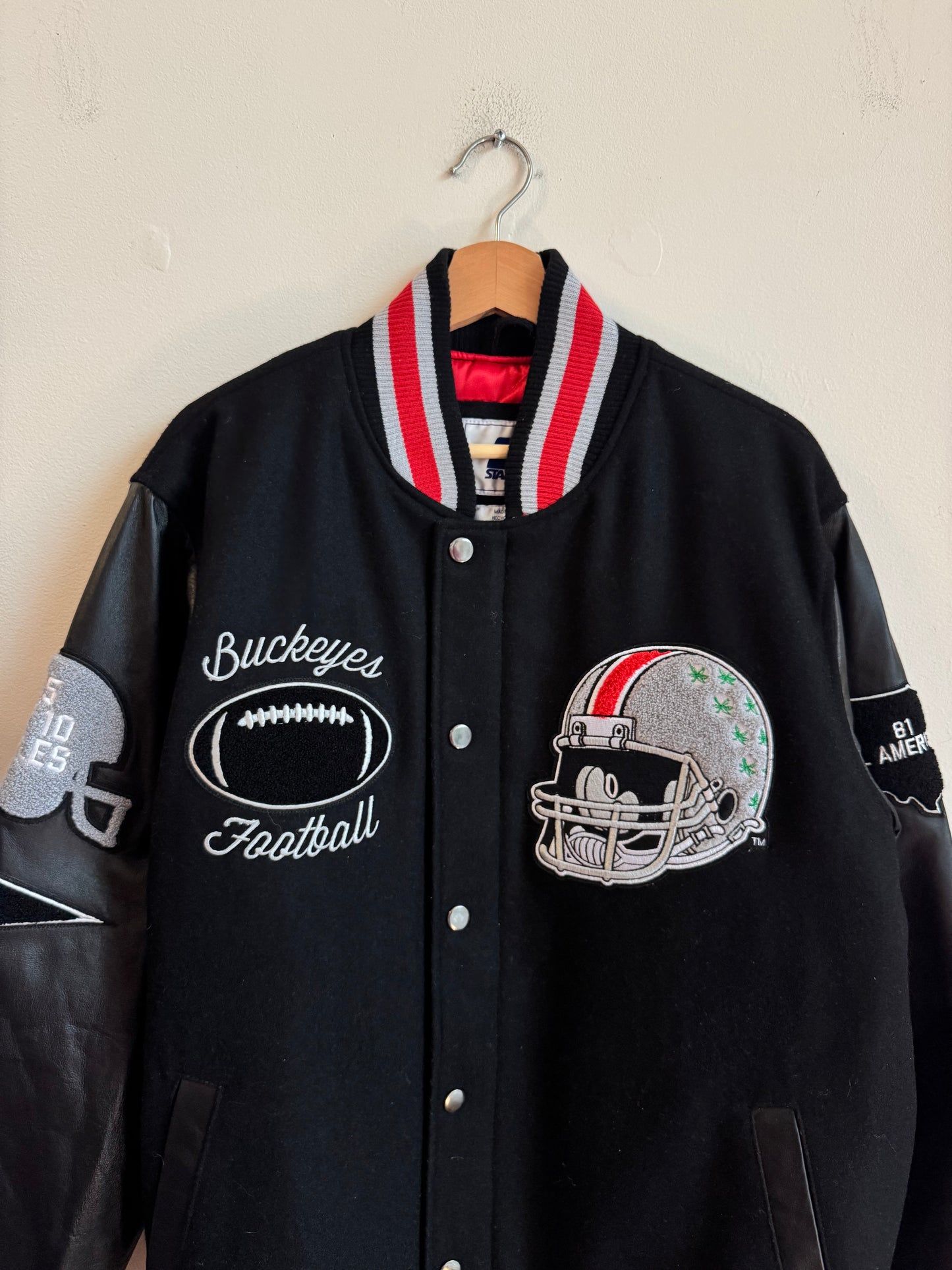 00s Ohio State Buckeyes Rick Ross Starter Jacket (L)