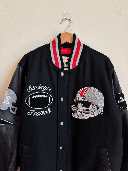 00s Ohio State Buckeyes Rick Ross Starter Jacket (L)