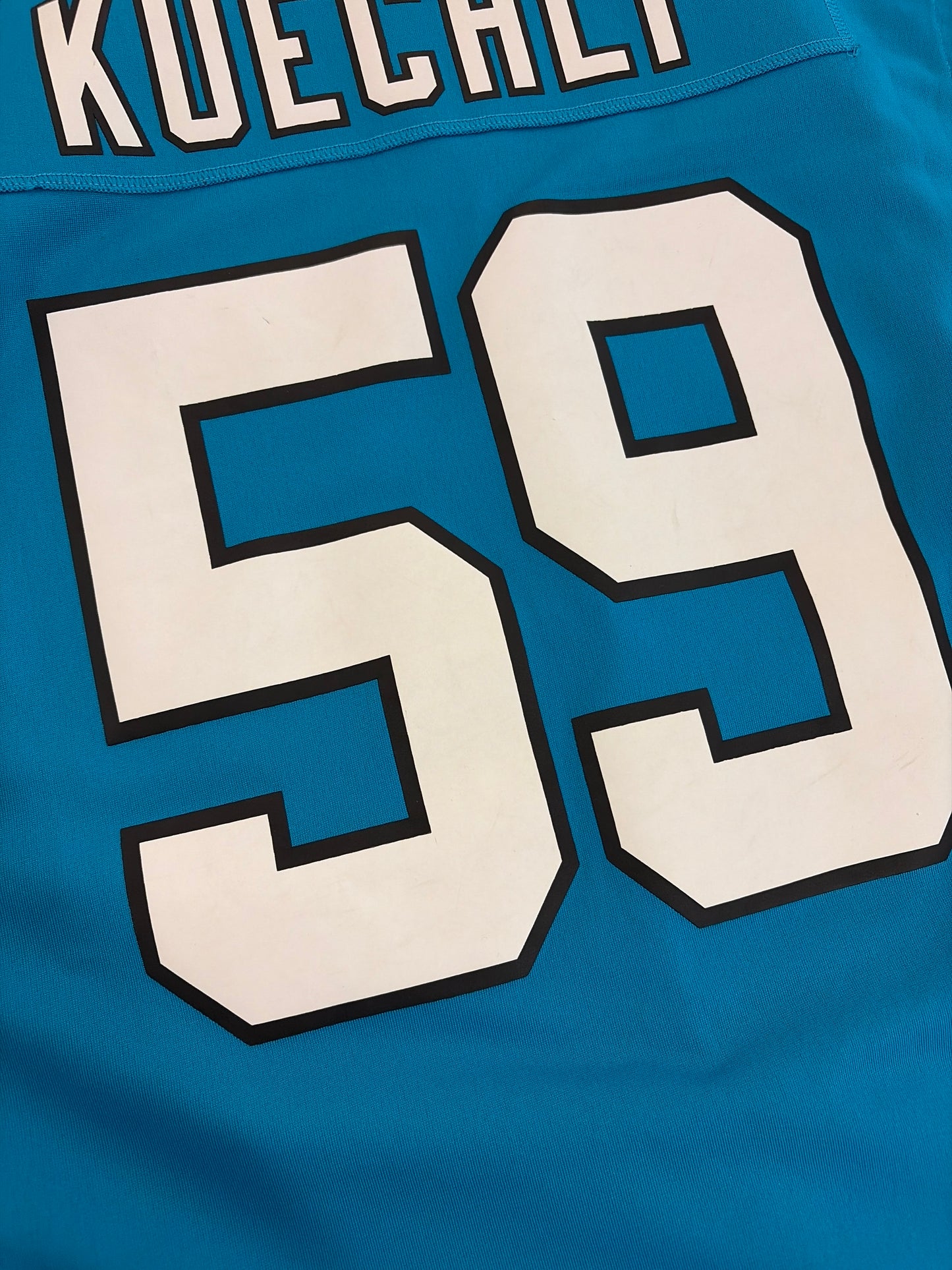 2010s Carolina Panthers Luke Kuechly Blue Nike Jersey (XL)