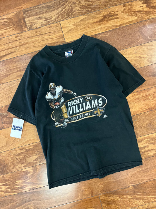 00s New Orleans Saints Ricky Williams Tee (Youth L)