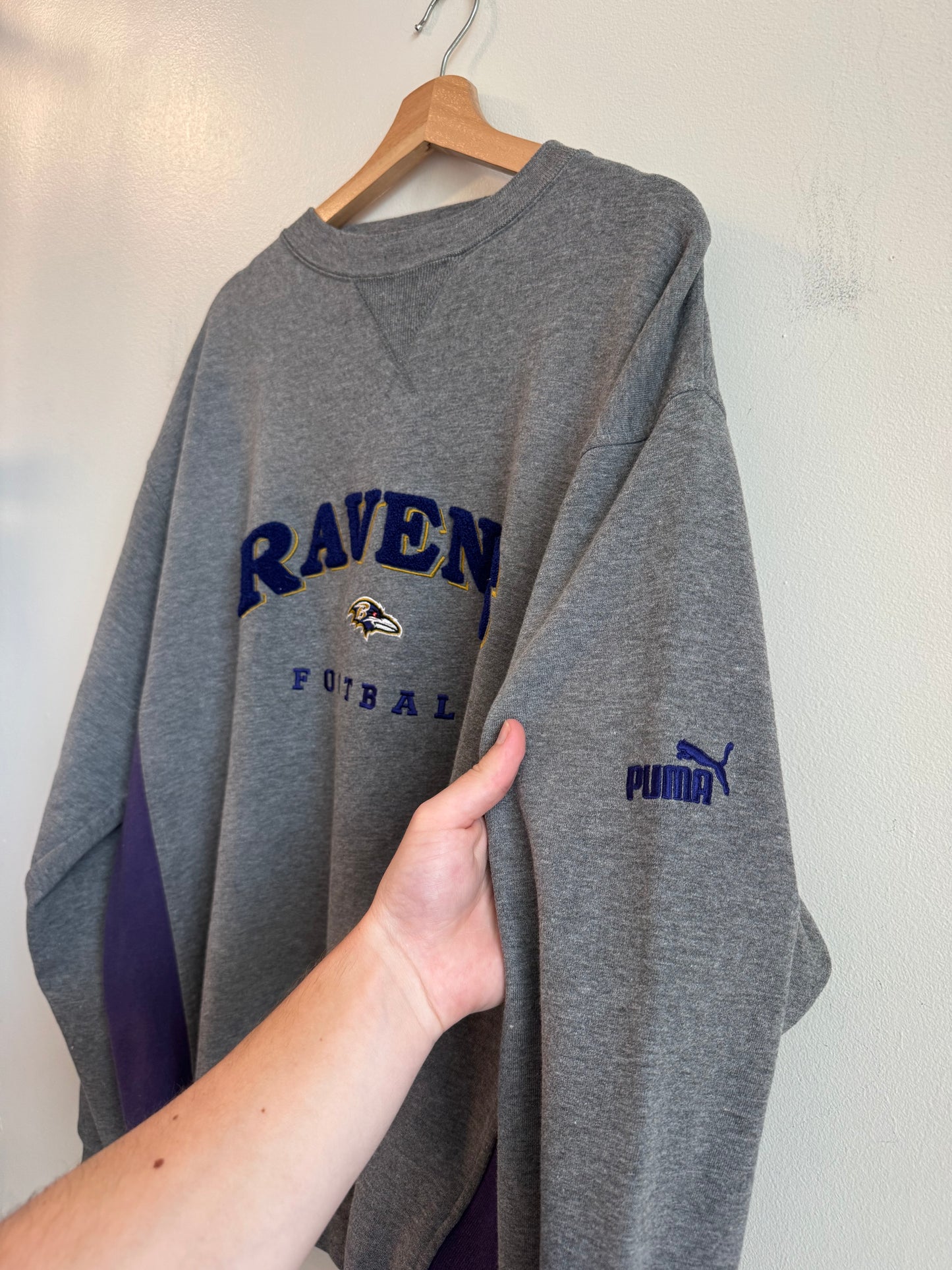 2000s Baltimore Ravens Puma Two Toned Crewneck (XL)