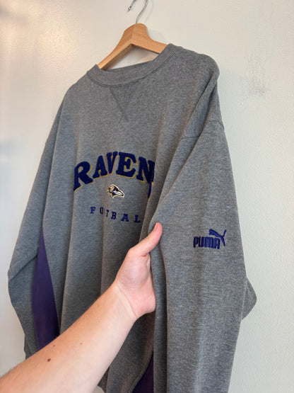 2000s Baltimore Ravens Puma Two Toned Crewneck (XL)