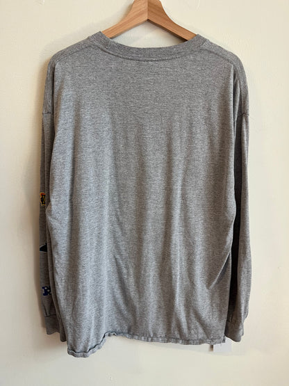 2003 Carolina Panthers NFC Champion Grey Long Sleeve Shirt (XL)