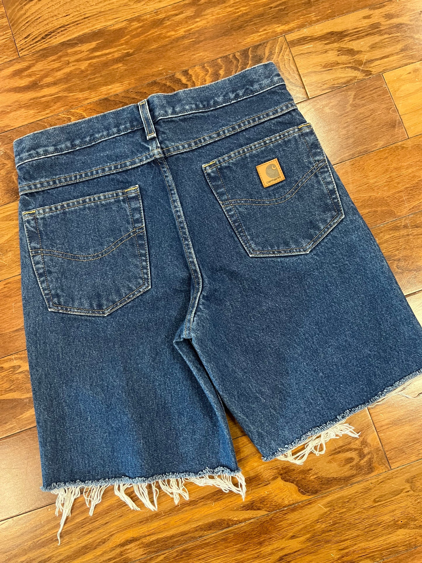 2016 Carhartt Dark Wash Jean Shorts (30)
