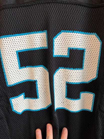 00s Carolina Panthers Jon Beason Reebok Home Jersey (Youth L)