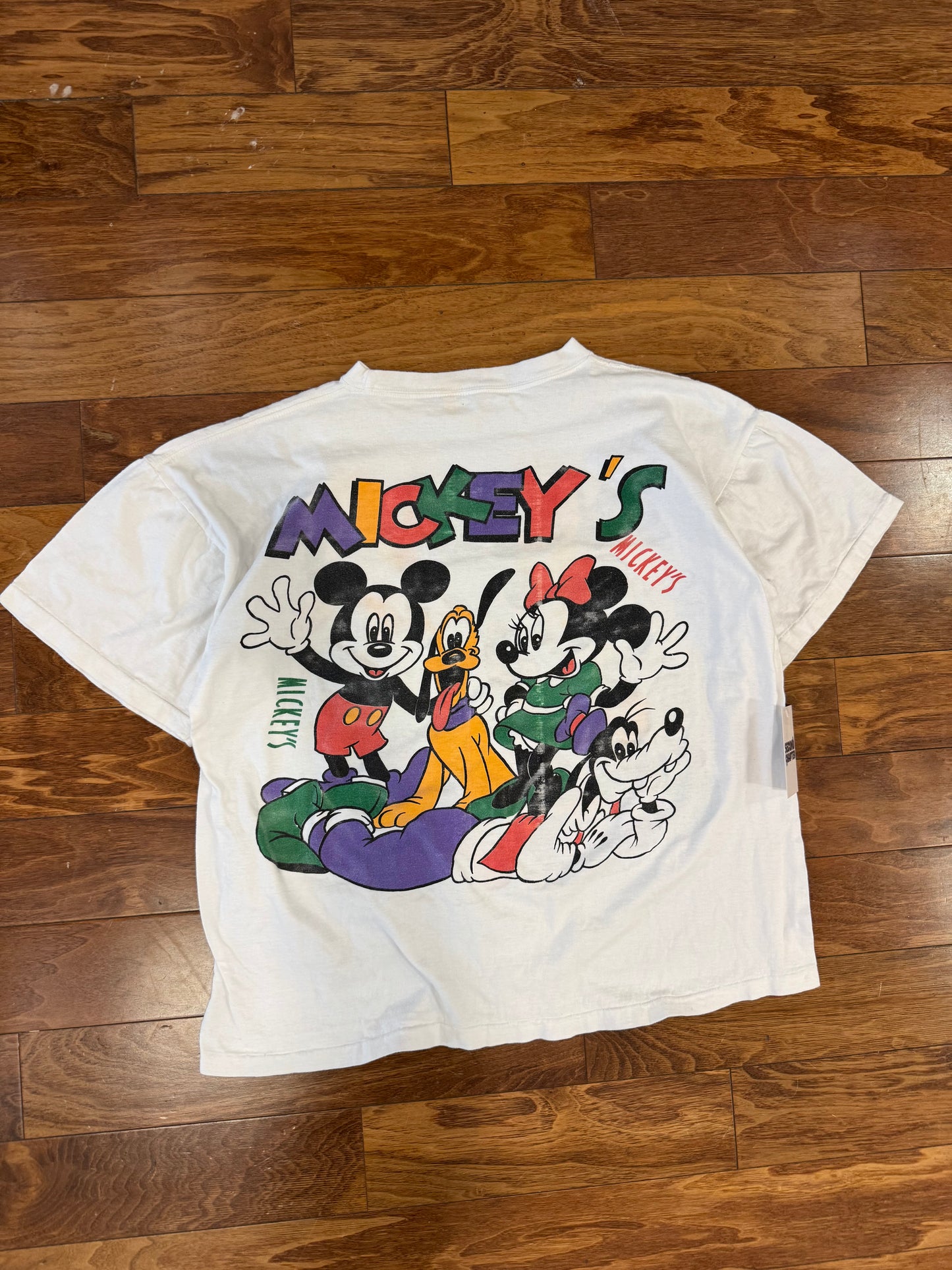 90s Mickey's Disney Double Sided Tee (XL)