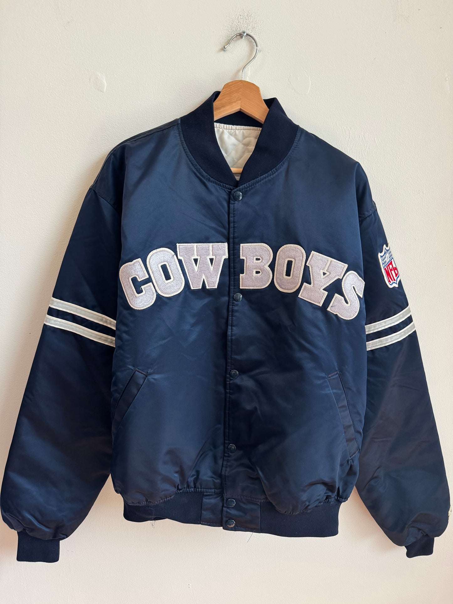 90s Dallas Cowboys Starter NFL Satin Jacket (XL)