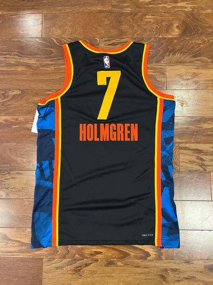2024 Oklahoma City Thunder (OKC) Chet Holmgren City Edition Jersey (M)