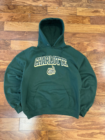 00s UNCC Spell Out Champion Hoodie (L)