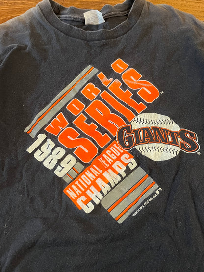 1989 SF Giants World Series Faded Tee (XL)