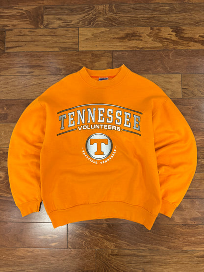90s University of Tennessee Logo Spell Out Red Oak Vintage Crewneck (M)