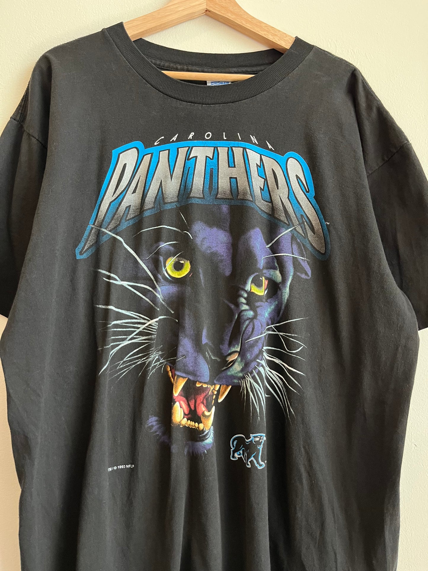 1993 Carolina Panthers Salem Realistic Cat Tee (XL)