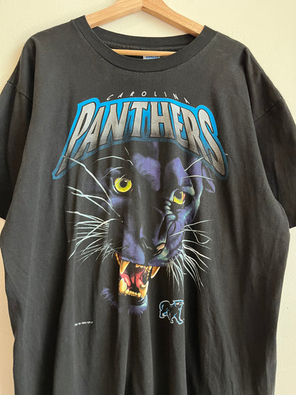 1993 Carolina Panthers Salem Realistic Cat Tee (XL)