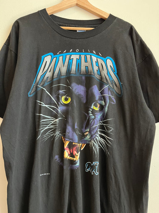 1993 Carolina Panthers Salem Realistic Cat Tee (XL)