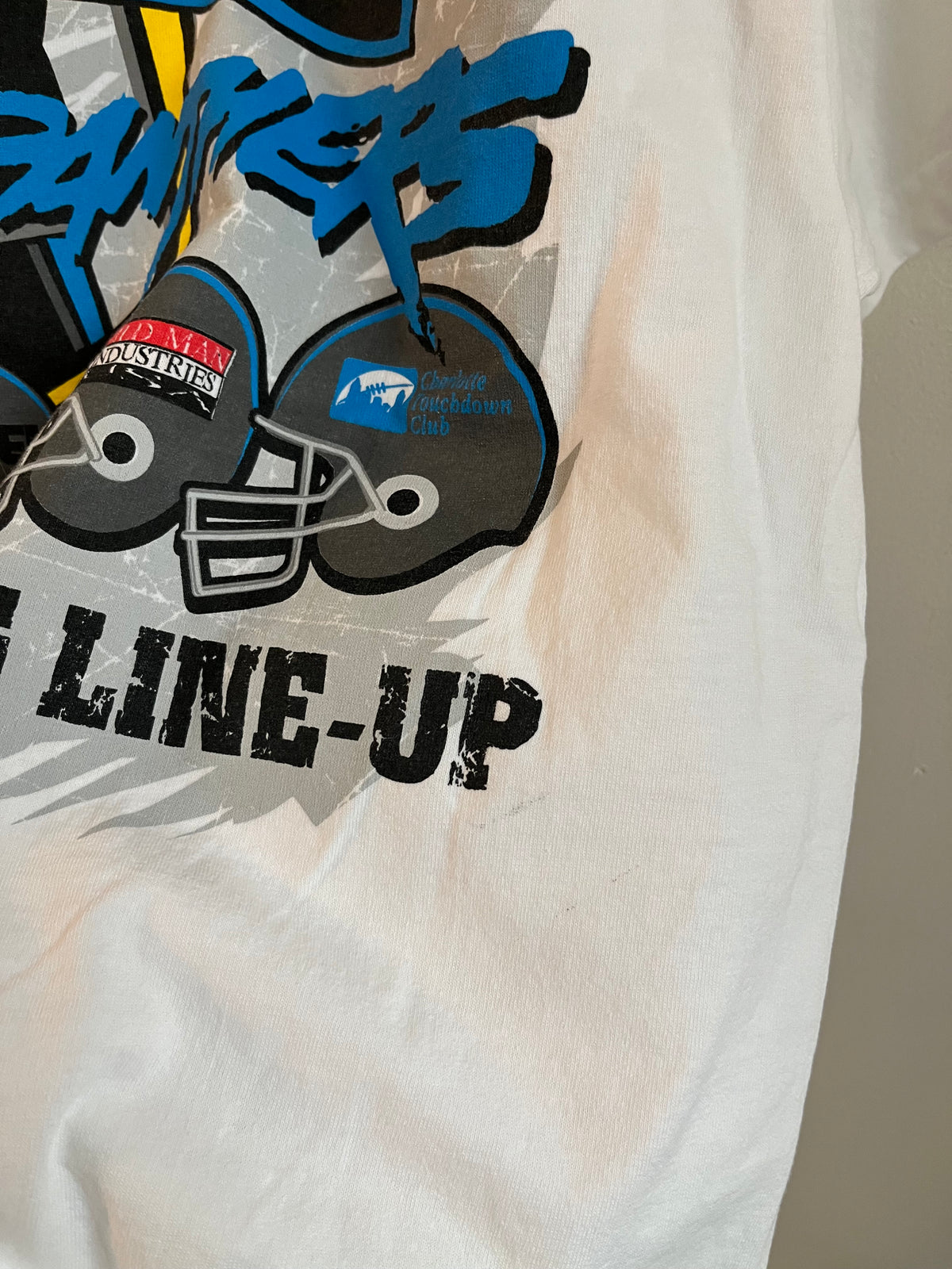 2000 Carolina Panthers vs Jaguars “The Winning Line-Up” Tee (XL)
