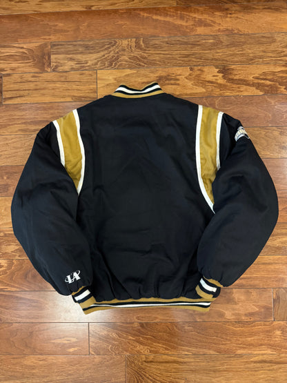 90s New Orleans Saints Vintage Logo Athletic Varsity Jacket (M)
