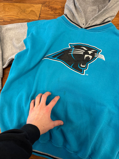 90s Carolina Panthers Starter Two Tone Hoodie (M)