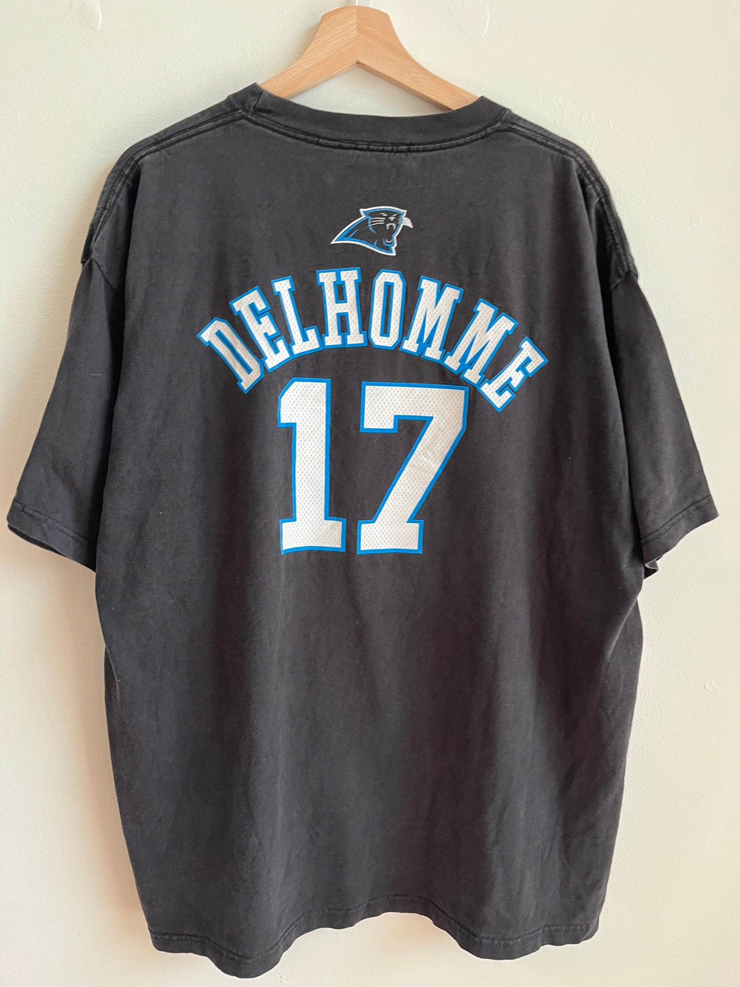 00s Carolina Panthers Jake Delhomme Jersey Tee (XL)
