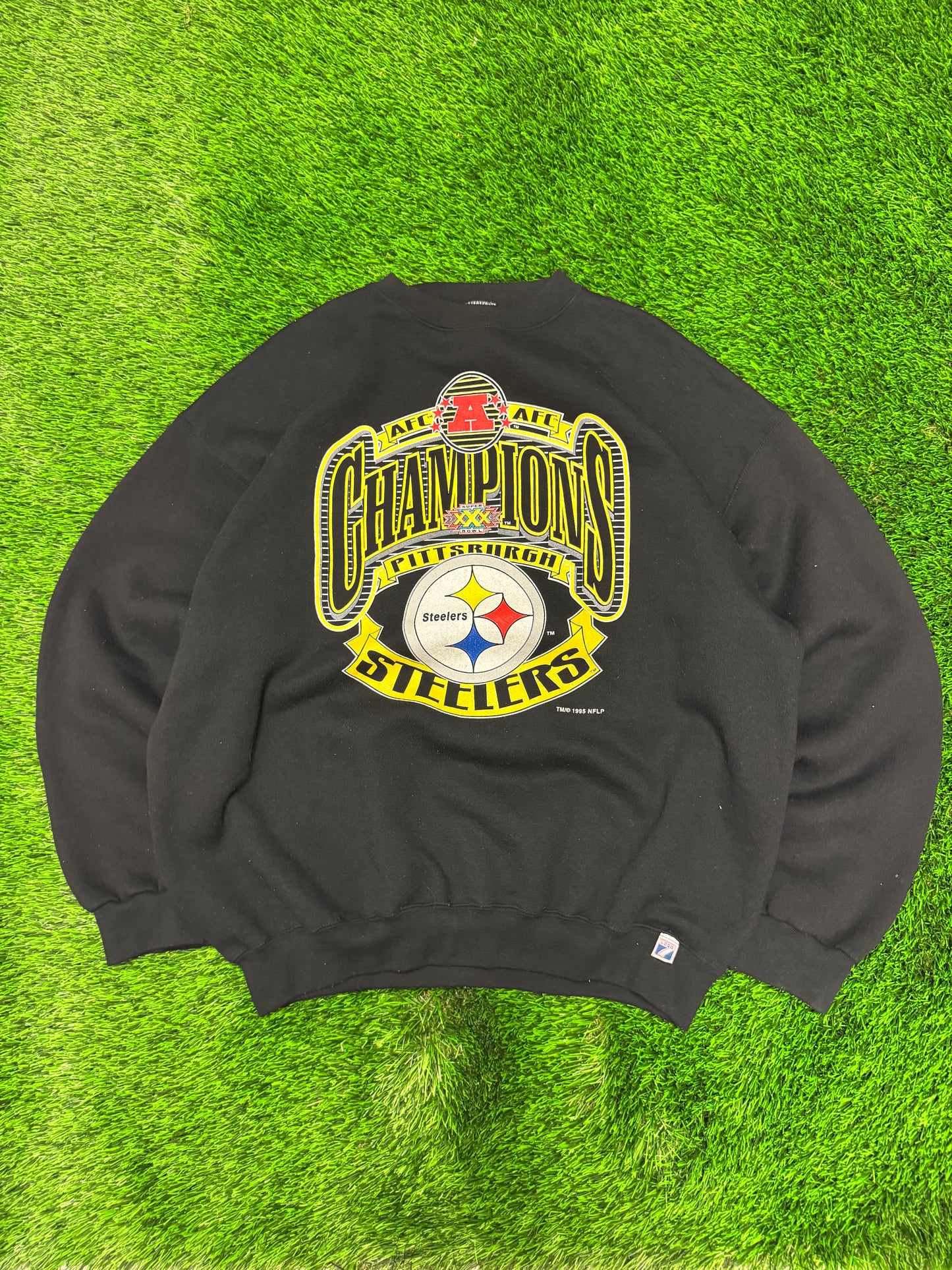 1996 Steelers Super Bowl Champions Vintage NFL Crewneck (XL)