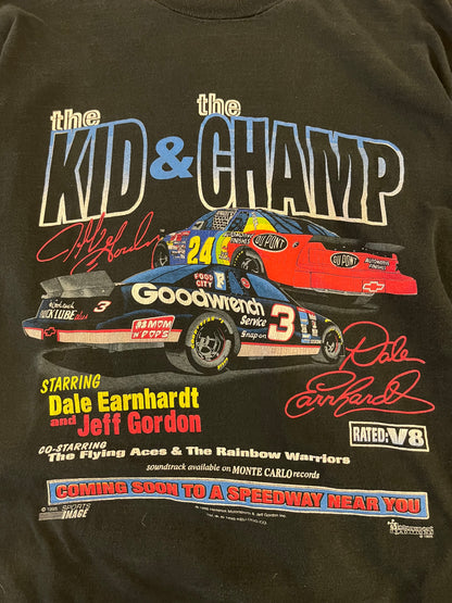 1995 Dale Earnhardt & Jeff Gordon Nascar Tee (XL)