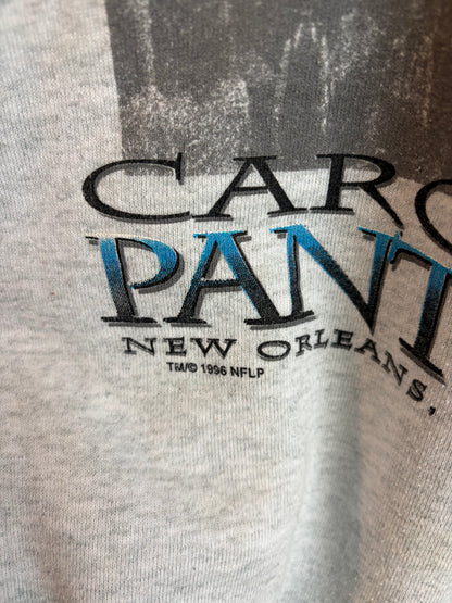 1996 Carolina Panthers Bourbon St Bound Grey Crewneck (L)
