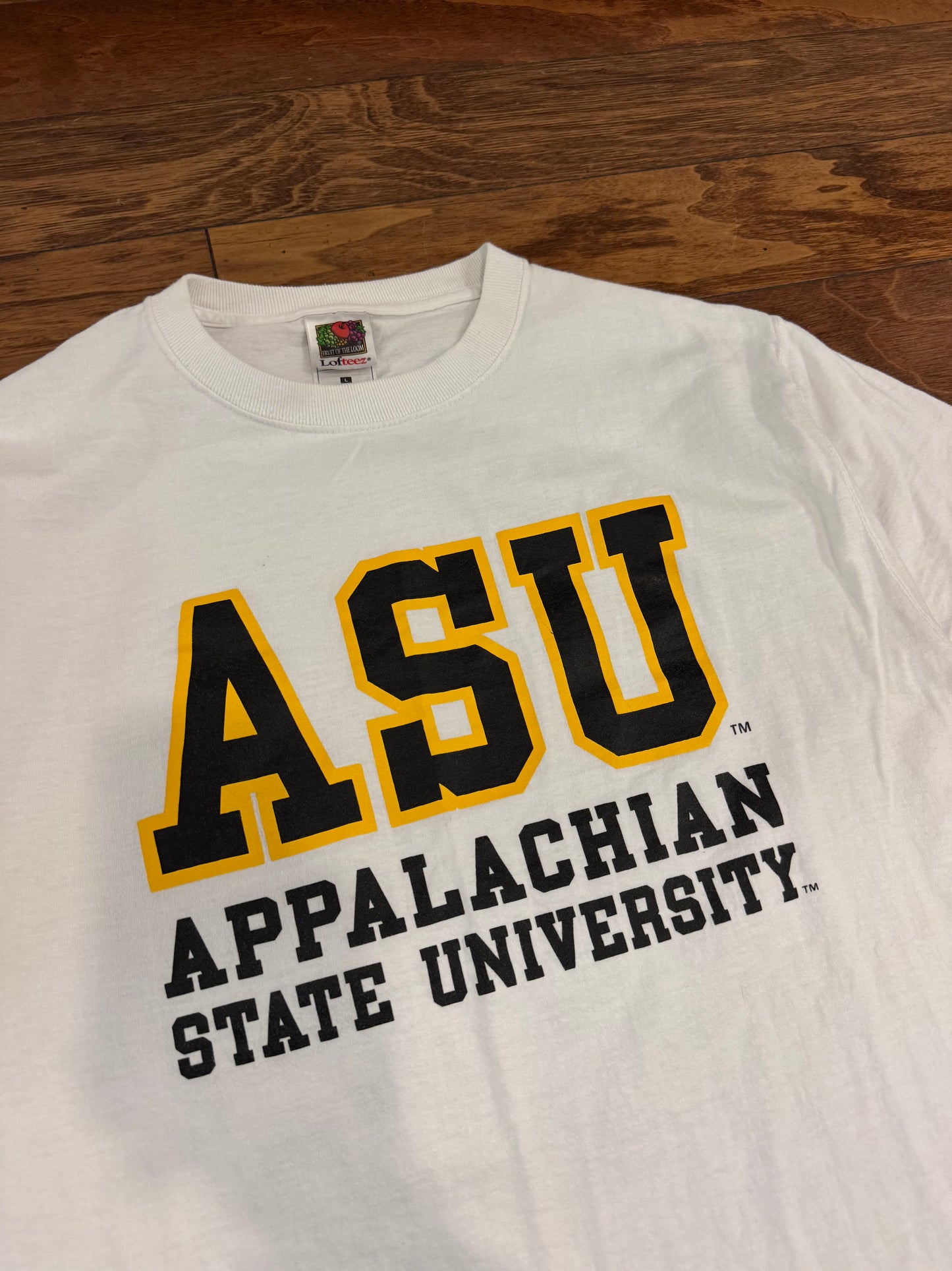 90s App State ASU White Tee (L)