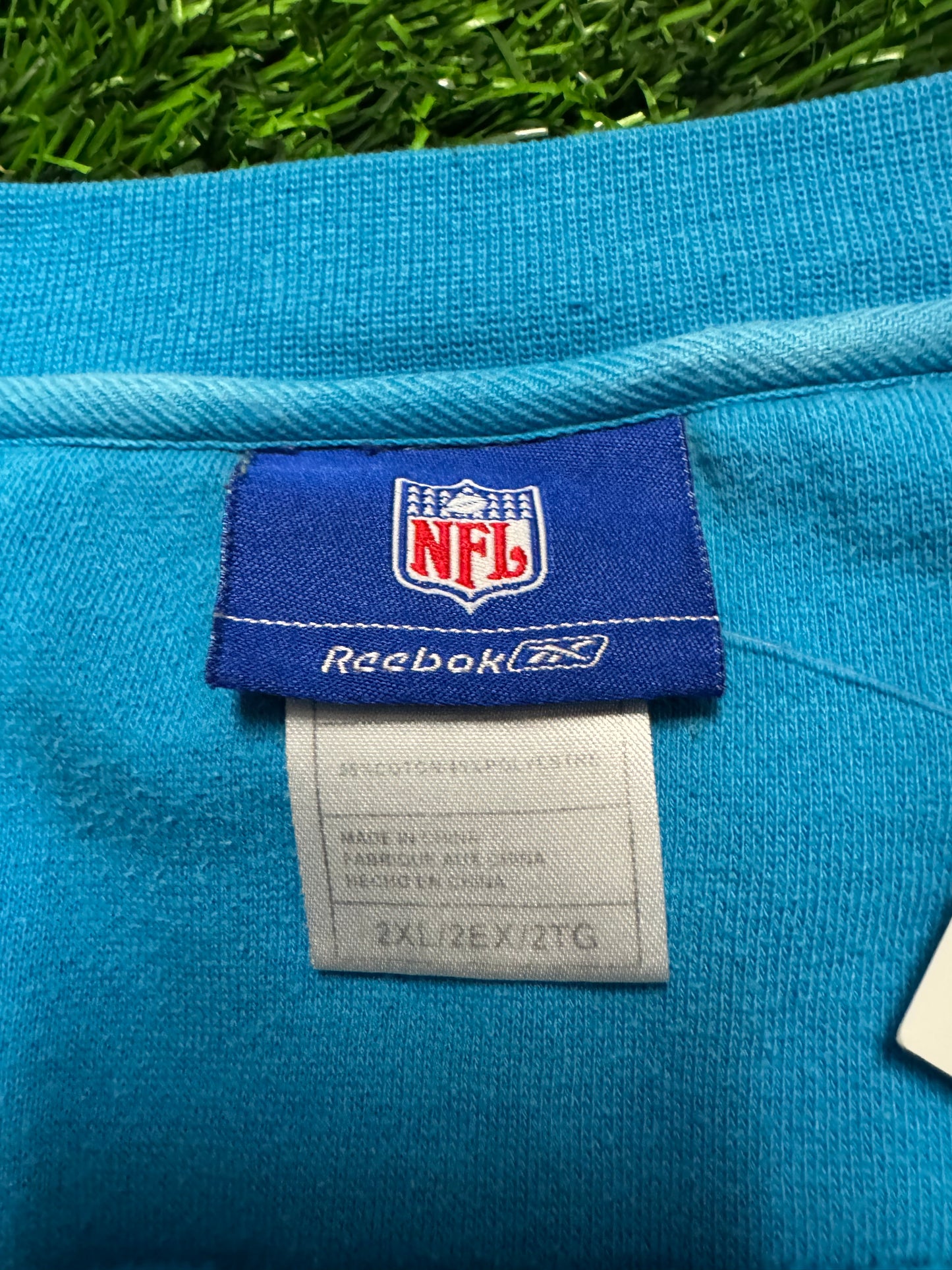00s Carolina Panthers Blue Reebok Embroidered Crewneck (XXL)