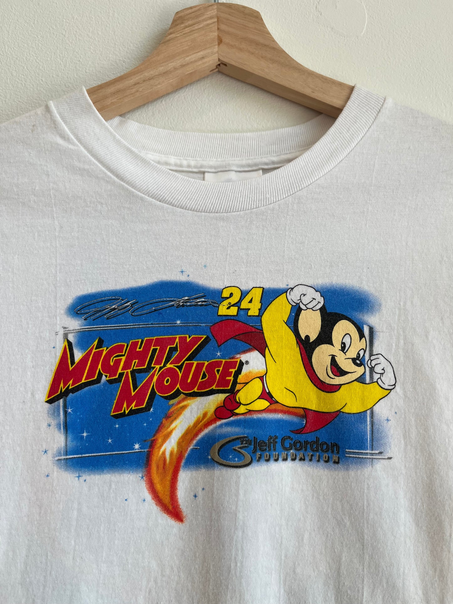 2005 Mighty Mouse Nascar Jeff Gordon Tee (Youth L)