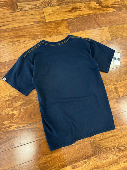 00s Nike Flames Graphic Basketball Tee (S)