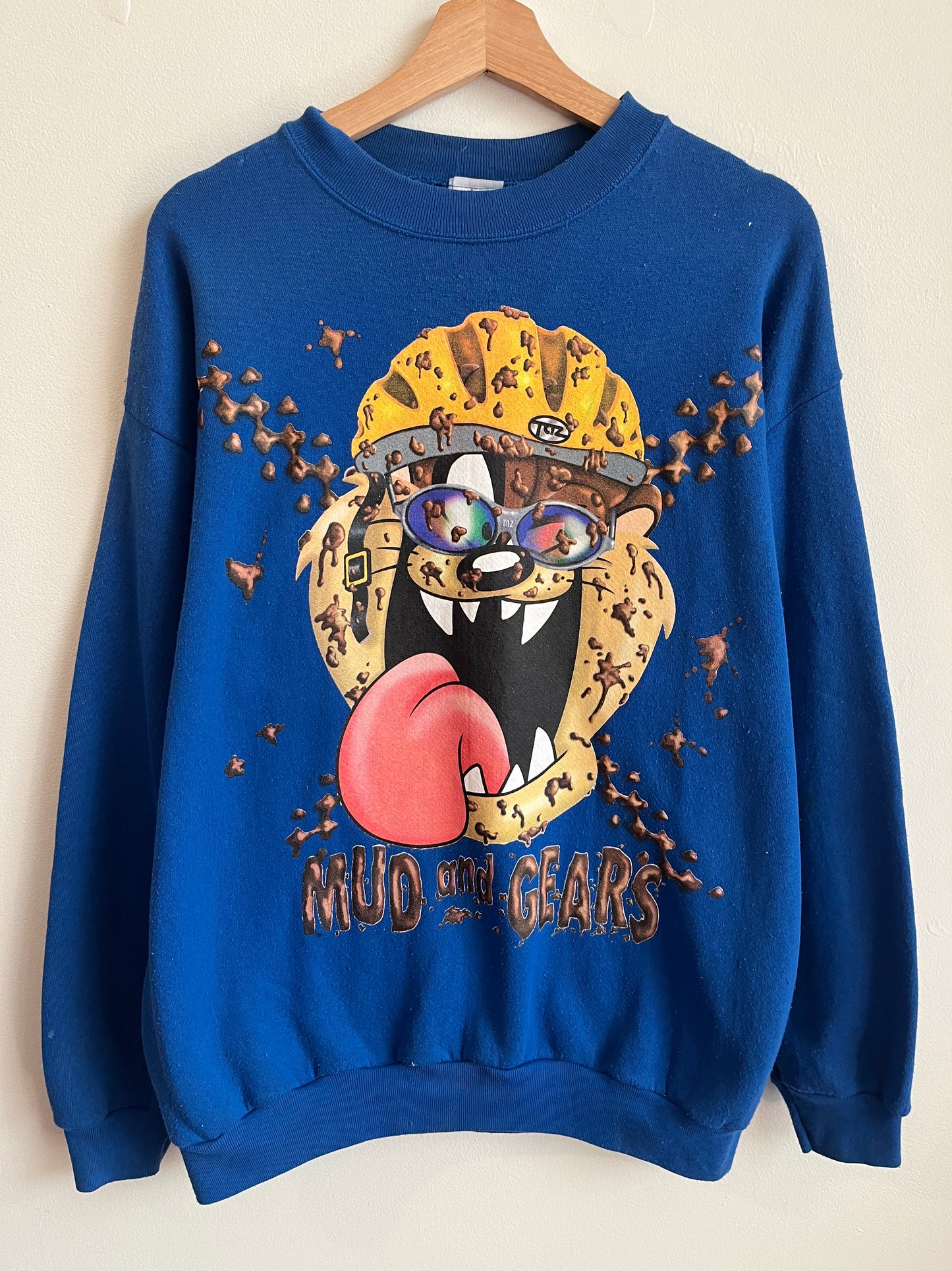 1997 Mud and Gears Taz Looney Tunes Crewneck (L)