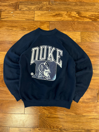 80s Duke University Raglan Crewneck (L)