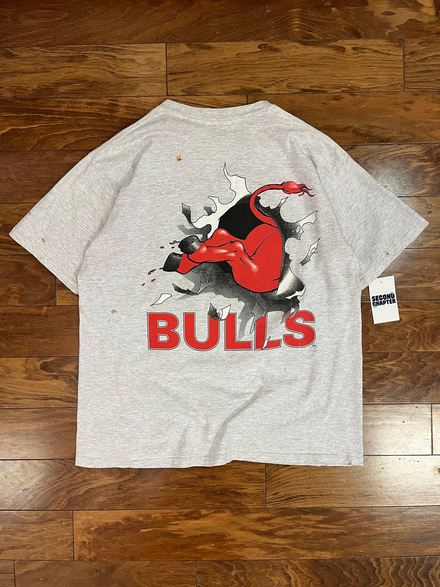 90s Chicago Bulls Breakthrough Nutmeg NBA Tee (XL)