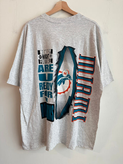 1995 Miami Dolphins Monday Night Football Deadstock Breakthrough Tee (XL)