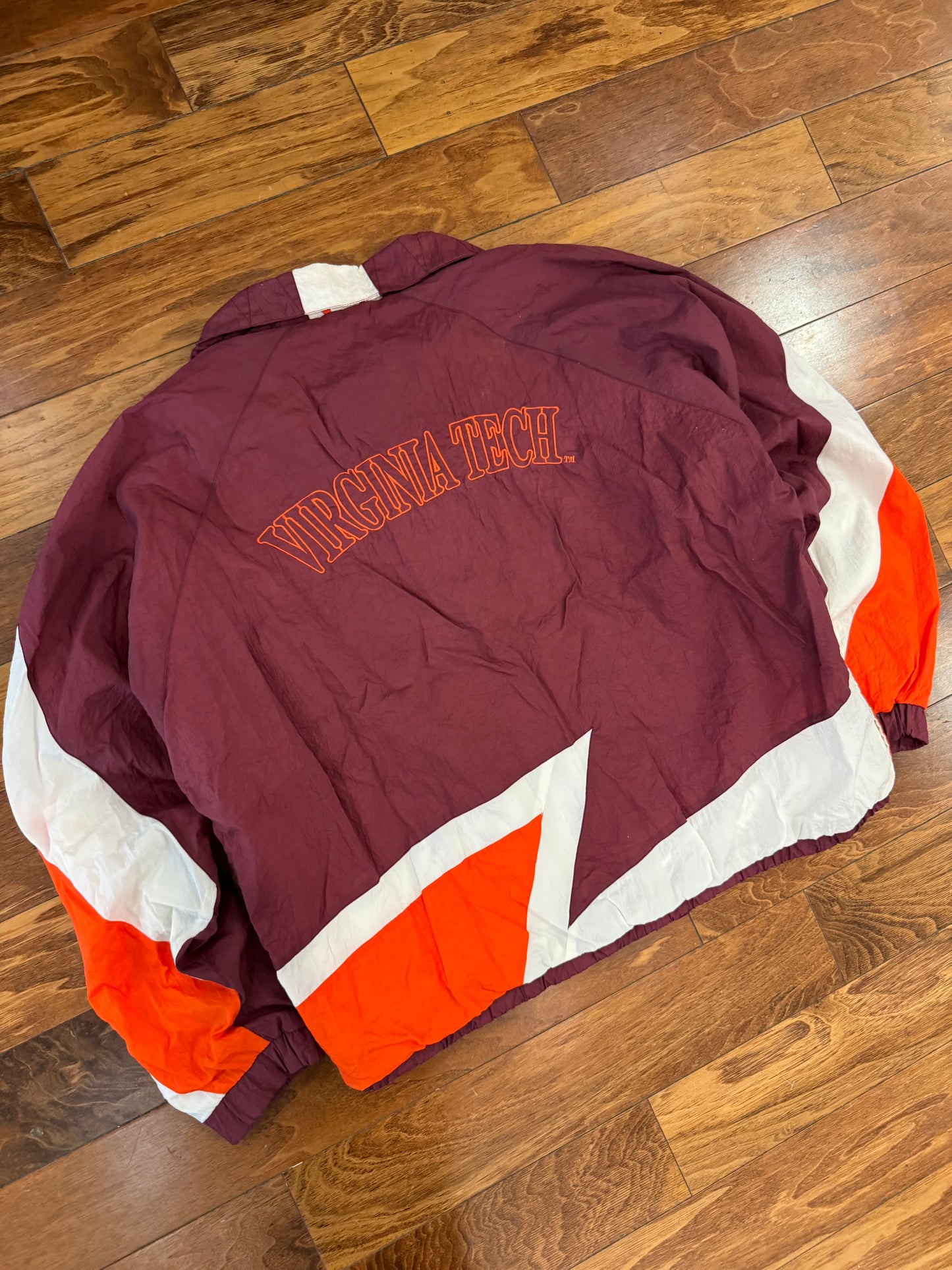 90s Virginia Tech Genuine Stuff Vintage Windbreaker (XL)