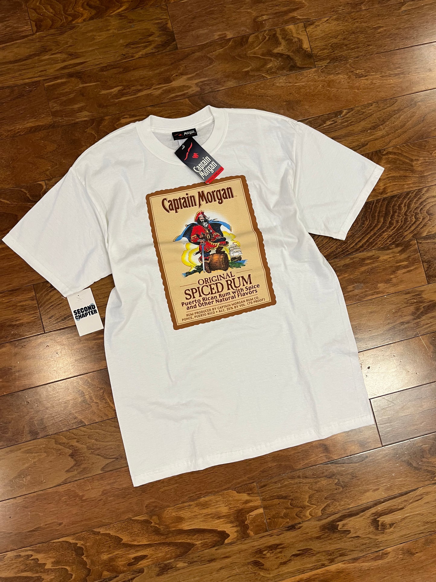 90s Captain Morgan Deadstock Alcohol Promo Tee (M)