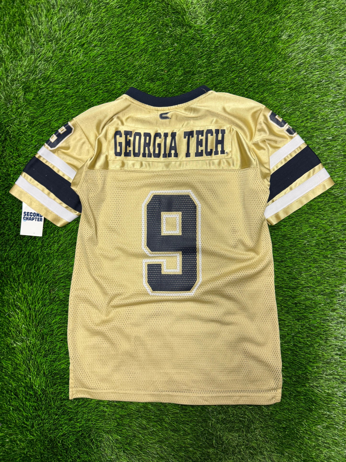 00s Georgia Tech University #9 Vintage Football Jersey (Youth L)