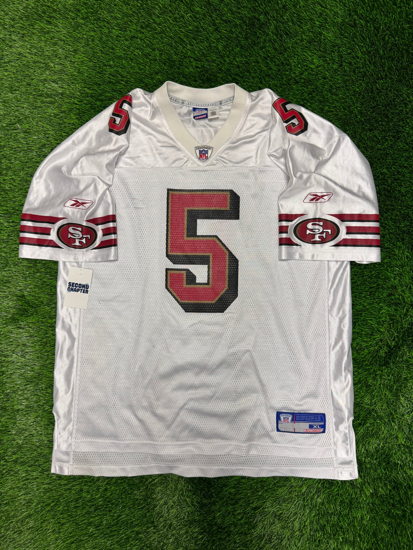San Francisco 49ers Jeff Garcia #5 Reebok Jersey (XL)