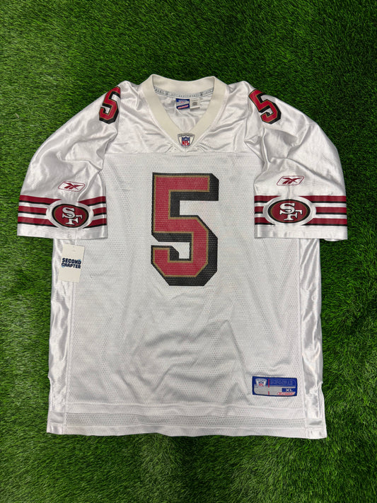 San Francisco 49ers Jeff Garcia #5 Reebok Jersey (XL)