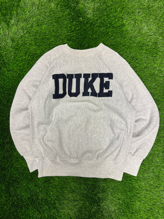 90s Duke University Reverse Weave Stitched Vintage Crewneck (XL)