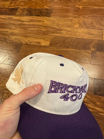 90s Brickyard 400 Winston Hat Two Toned Nascar Hat (OS)