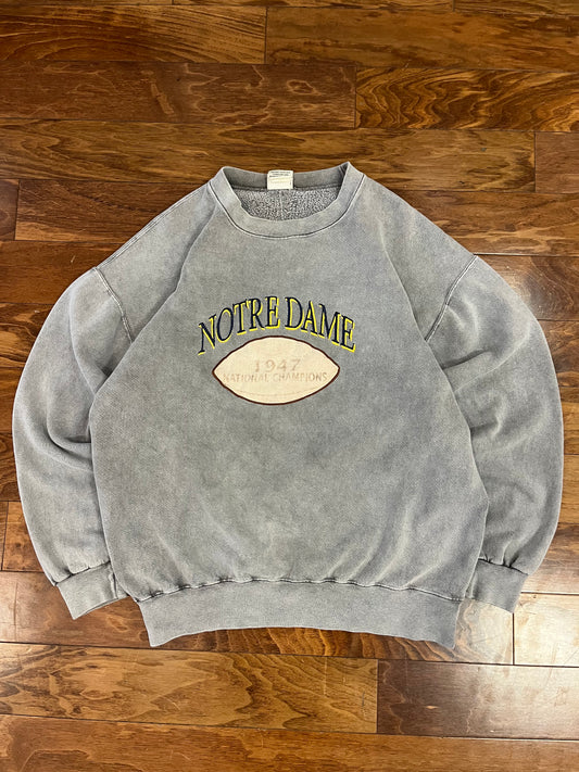 90s Notre Dame Football Rare Crewneck (XL)