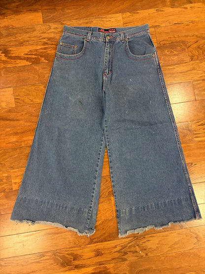 00s Kikwear Vintage Distressed Baggy Jeans (34 x 29)
